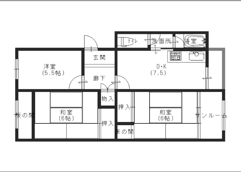 東園田団地６号棟