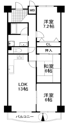 モンテベルデ北園田