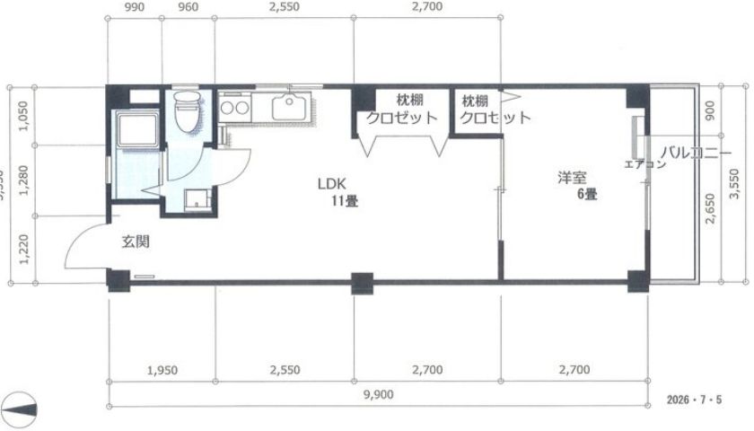 マンション西難波