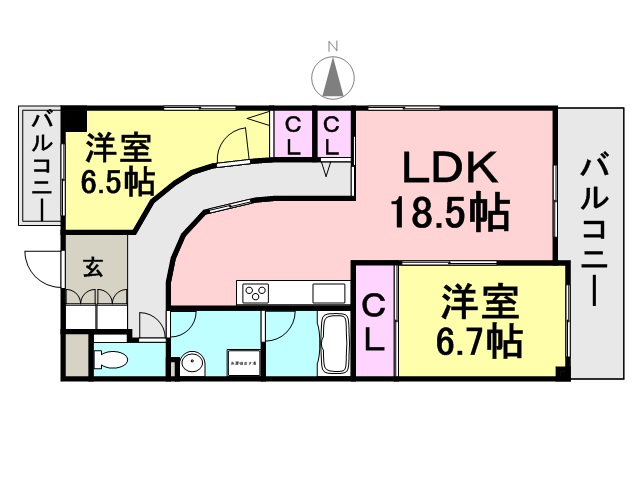 ラディエ南武庫之荘3(デザイナーズマンション)