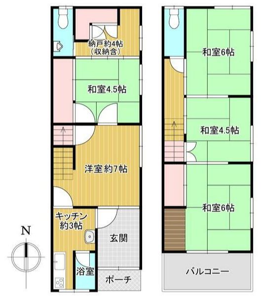 尼崎市崇徳院三丁目貸家