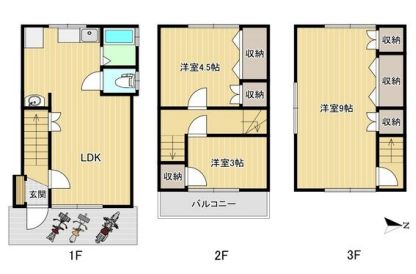 武庫之荘2丁目貸家