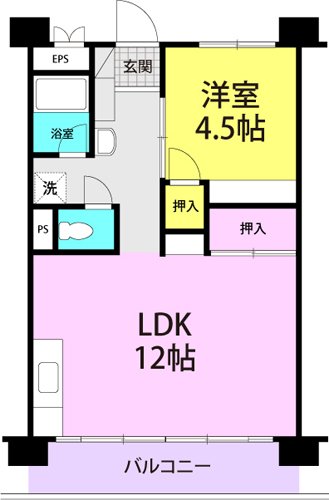 ビレッジハウス南清水タワー