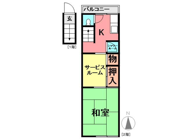 尾浜町1丁目店舗付き貸家