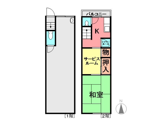 尾浜町1丁目店舗付き貸家