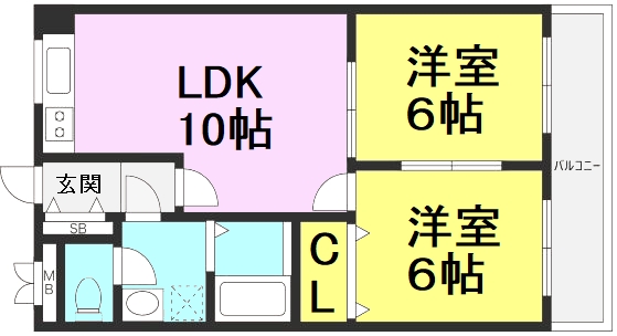 クレール西町(北館南館)